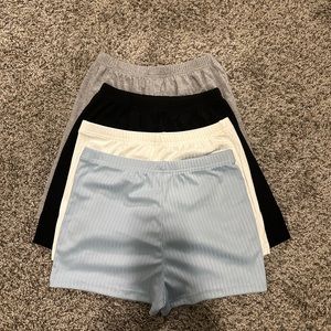 Ribbed short set (4pc)